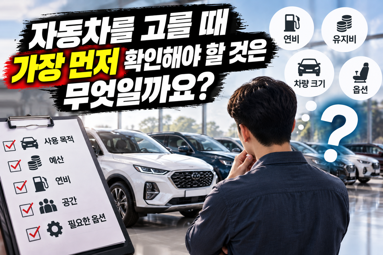 자동차를고를때 대표이미지